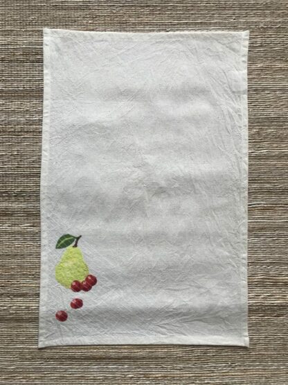 Calyz Cherry Pear Tea Towel - Image 3